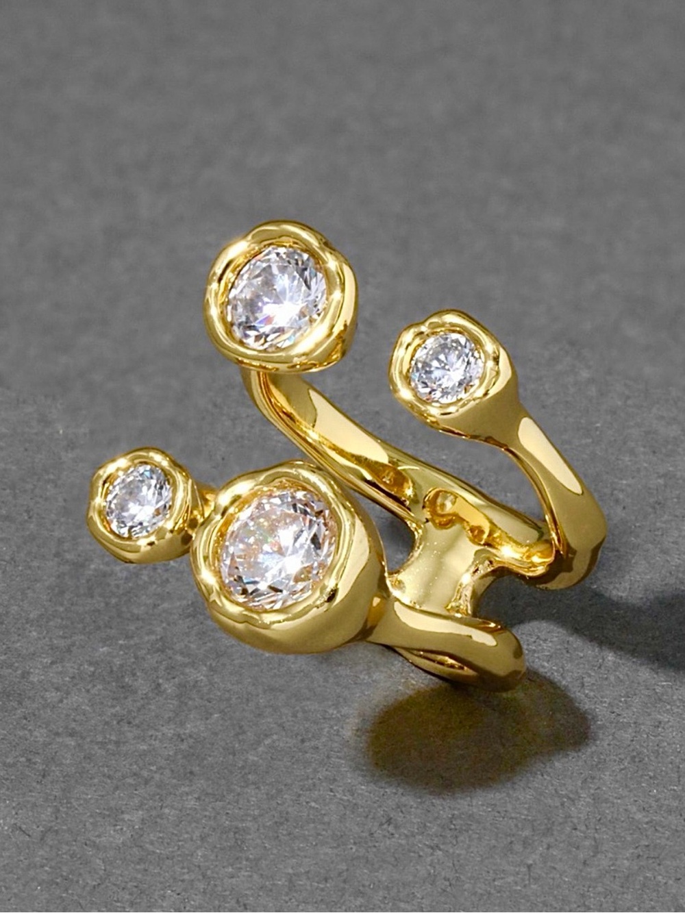 Alexis Bittar Asterales Gold Open Ring